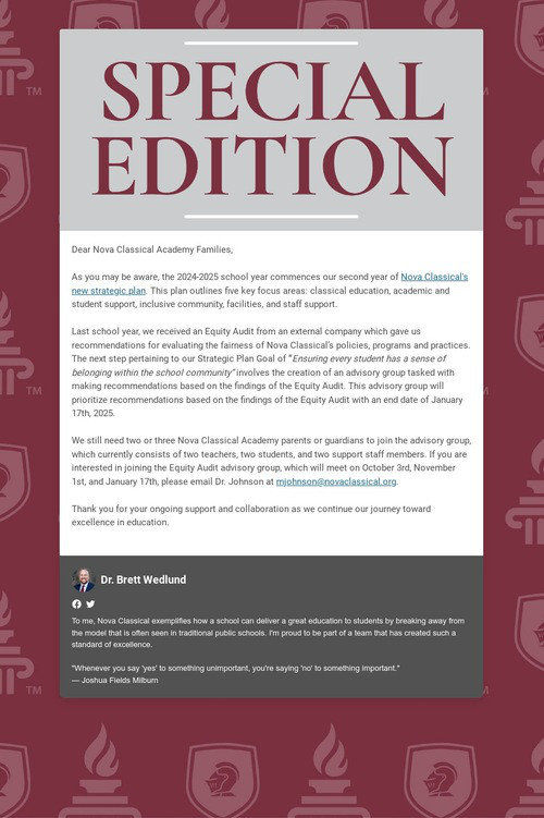 Special Edition-Strategic Plan