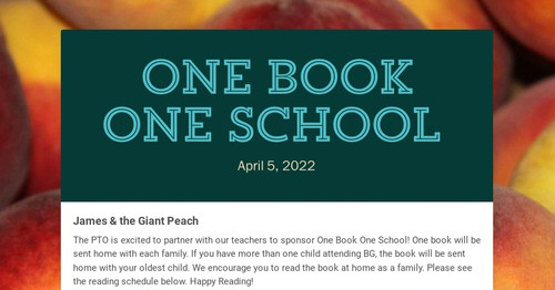 One Book One School