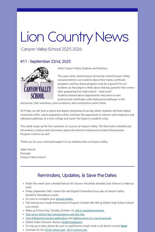 Lion Country News