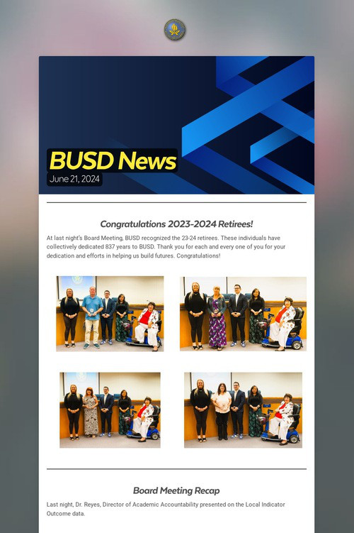 BUSD News