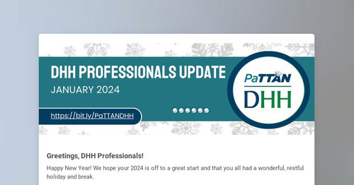 PaTTAN DHH Repository Update
