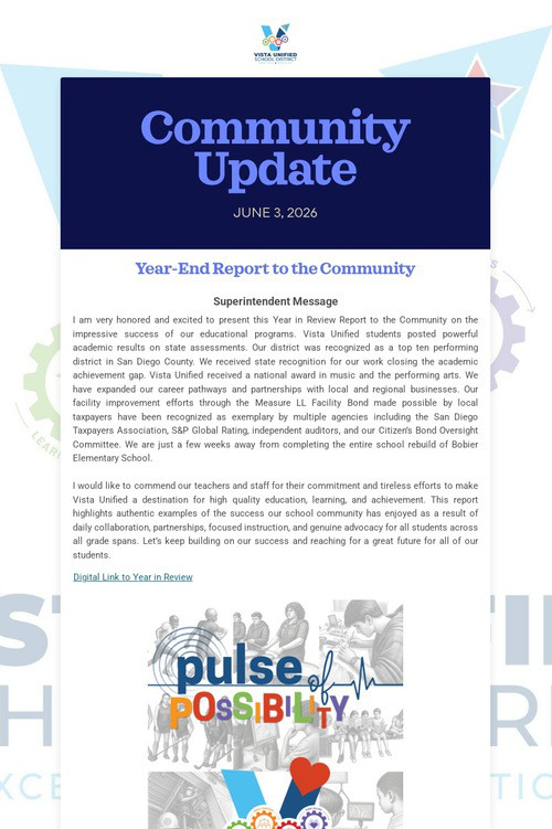 Community Update