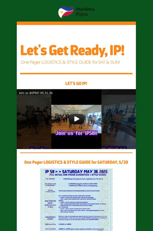 Let's Get Ready, IP!