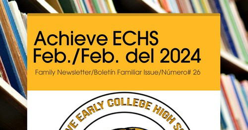 Achieve ECHS Feb./Feb. del 2024