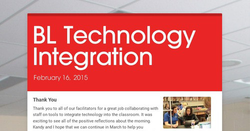 Bl Technology BL Technology Integration | Smore Newsletters