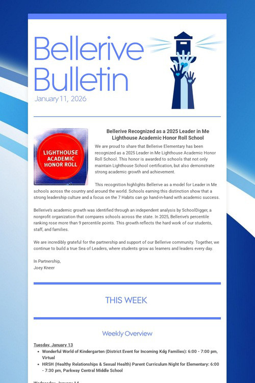 Bellerive Bulletin