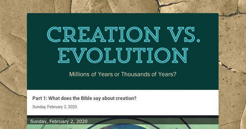 Creation vs. Evolution | Smore Newsletters for Business