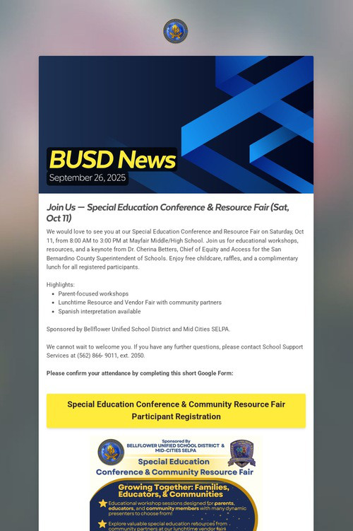 BUSD News