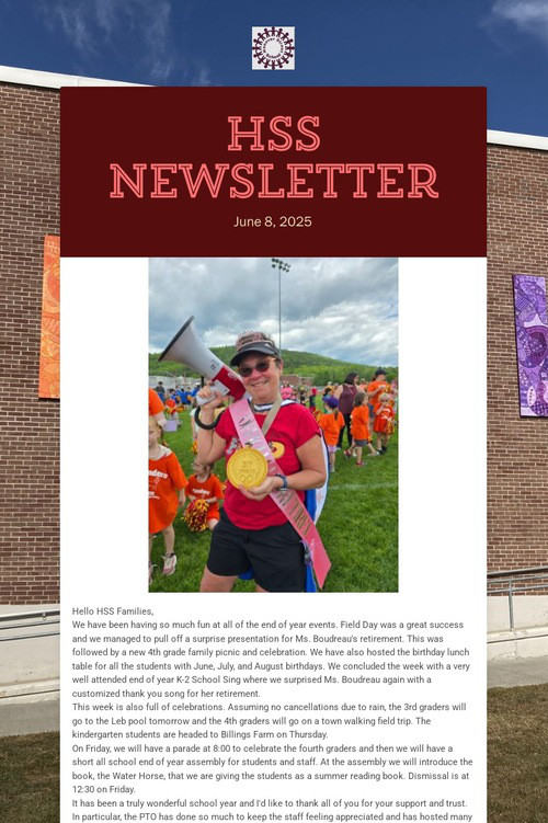 HSS Newsletter