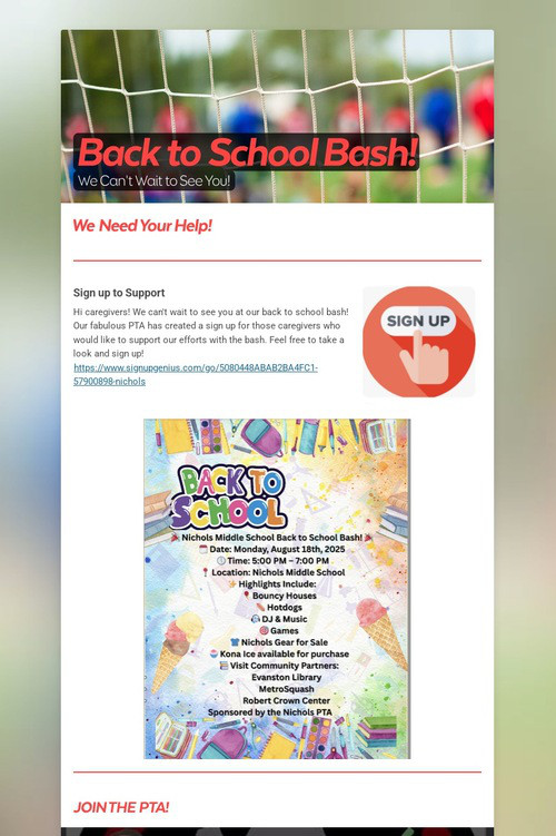 Back to School Bash!