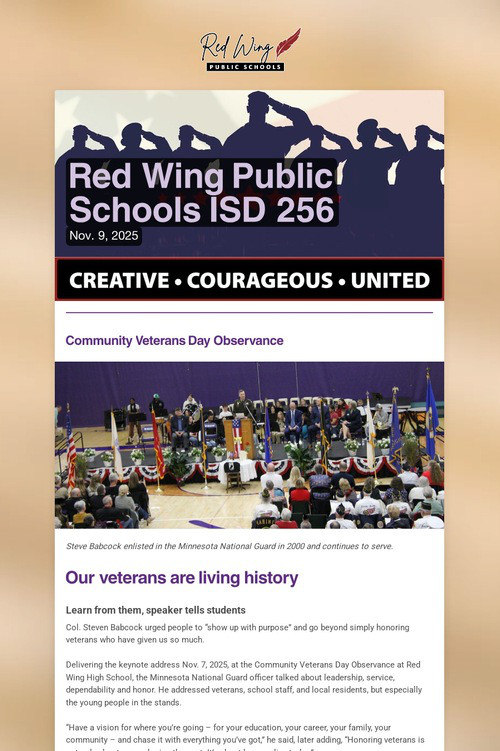 Red Wing Public Schools ISD 256