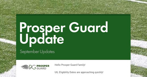 Prosper Guard Update