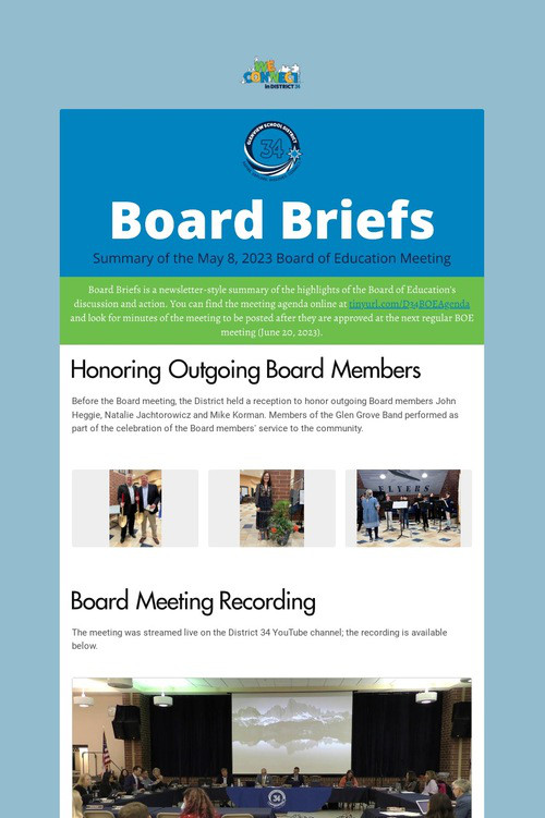 Board Briefs