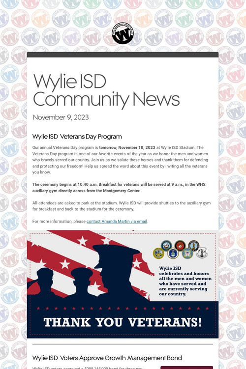 Wylie ISD Community News