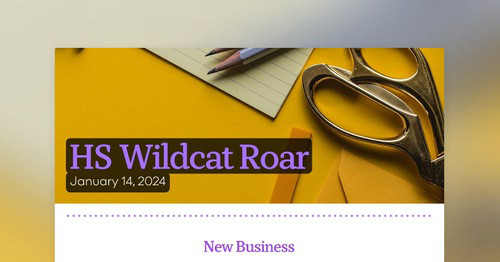 HS Wildcat Roar
