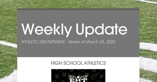 Weekly Update