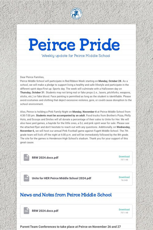 Peirce Pride