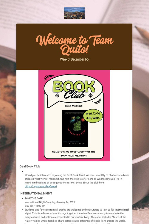 Welcome to Team Quito!