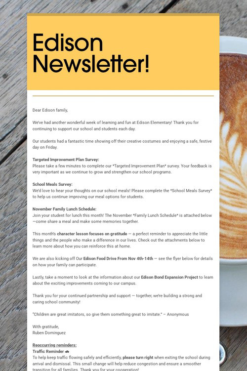 Edison Newsletter!