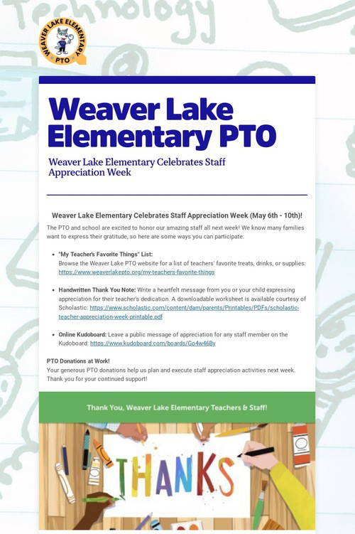 Weaver Lake Elementary PTO