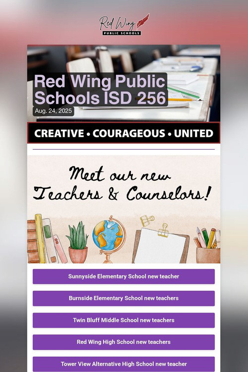Red Wing Public Schools ISD 256