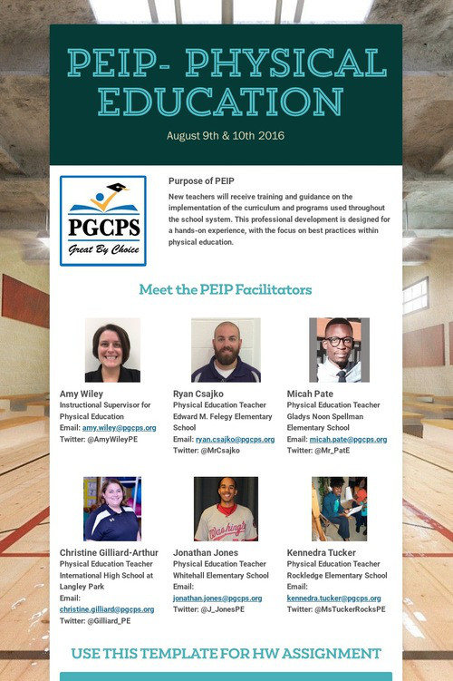 PEIP- Physical Education