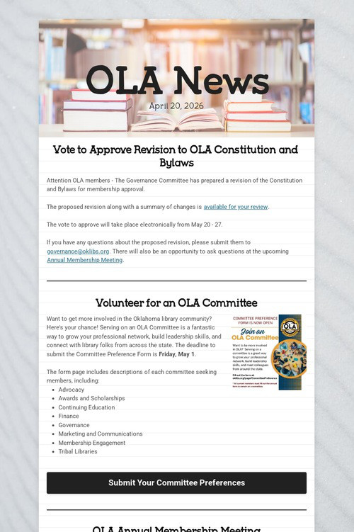 OLA News