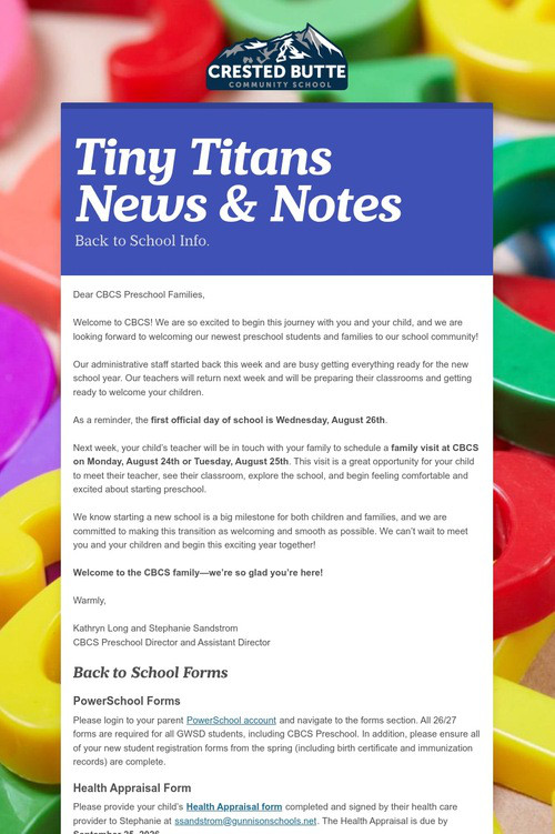 Tiny Titans News & Notes