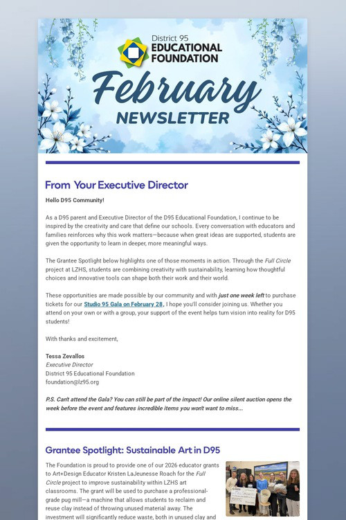 February Newsletter