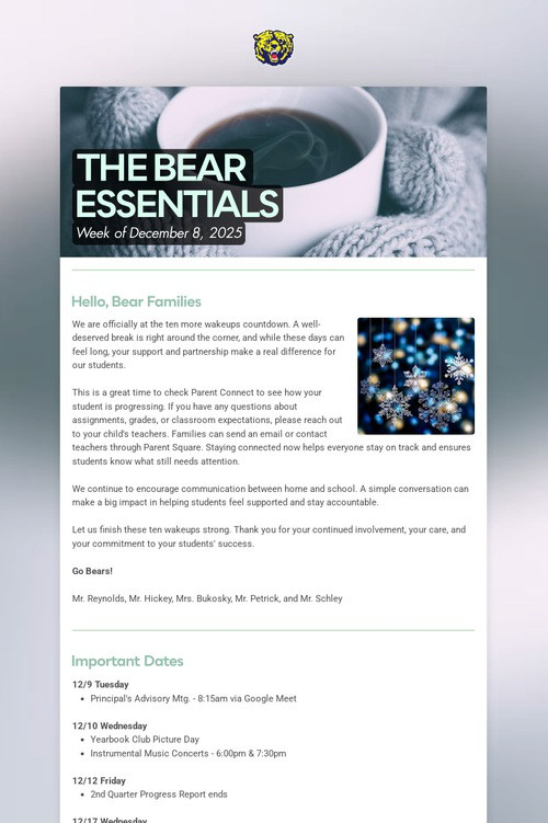 THE BEAR ESSENTIALS