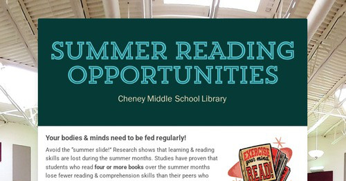 SUMMER READING OPPORTUNITIES