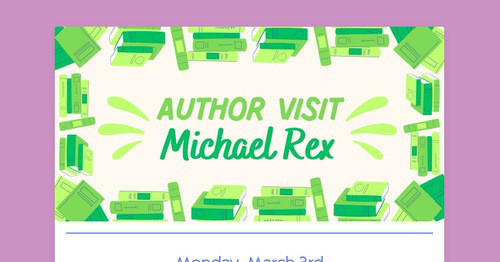 Michael Rex Author Visit