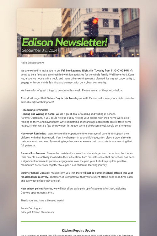 Edison Newsletter!