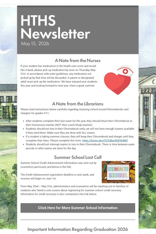 HTHS Newsletter