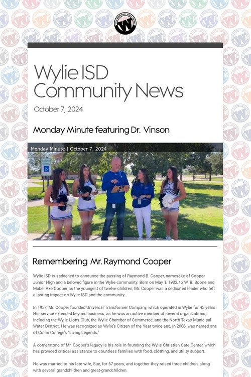 Wylie ISD Community News