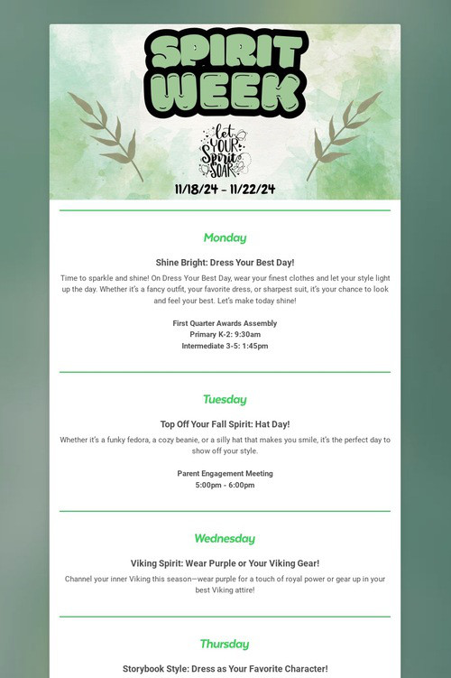 Spirit Week