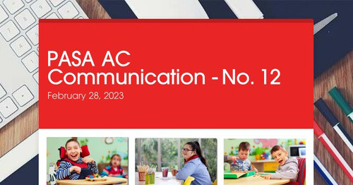 PASA AC Communication - No. 12