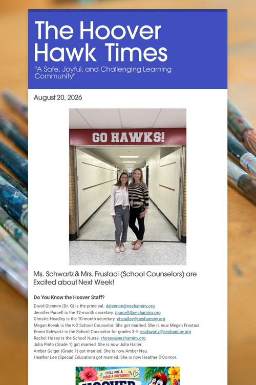 The Hoover Hawk Times