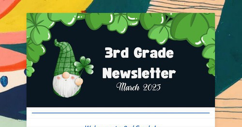 Third Grade Weekly Update