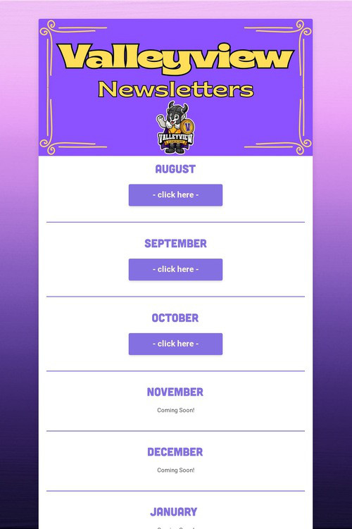 Valleyview Newsletters