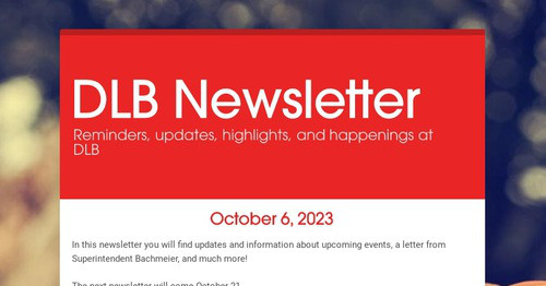 DLB Newsletter