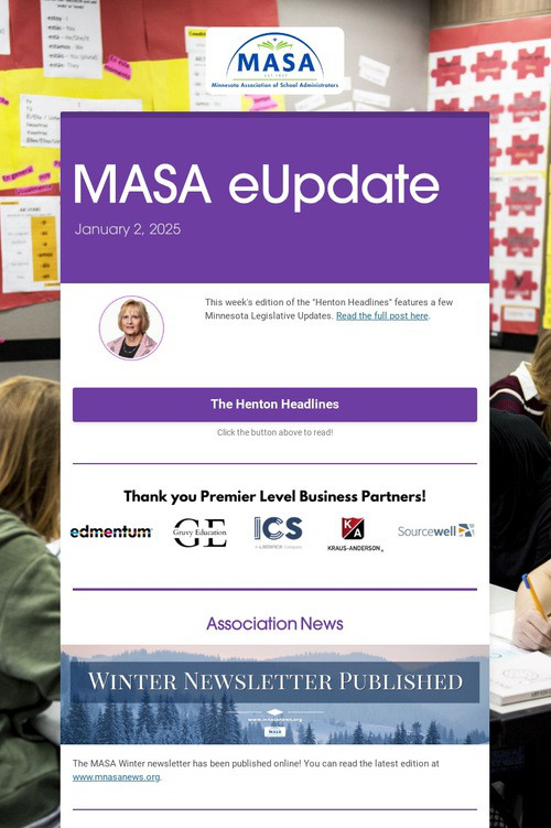 MASA eUpdate