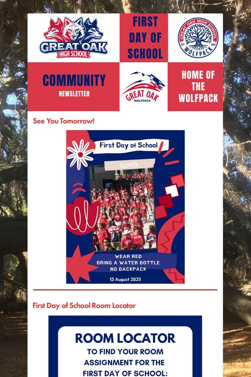 Great Oak - Newsletter Volume #1