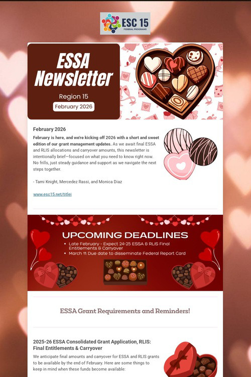 ESSA Newsletter