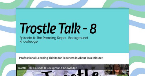 Trostle Talk - 8