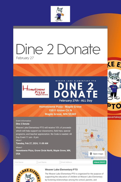 Dine 2 Donate