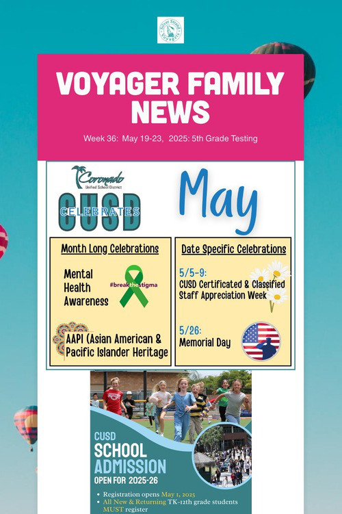 Voyager Family News