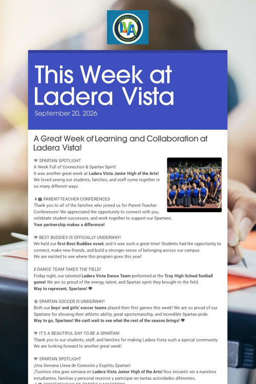 This Week at Ladera Vista