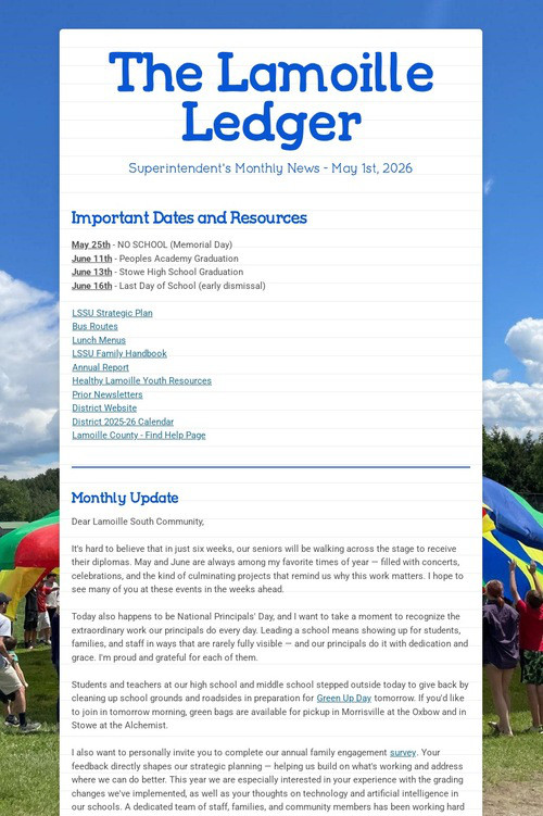 The Lamoille Ledger