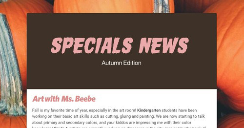 Specials News